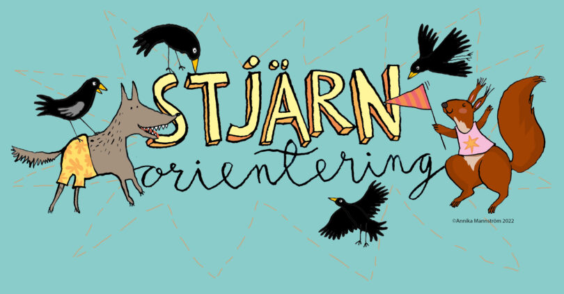 En banderoll för stjärnorientering